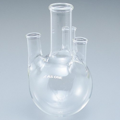 日本亞速旺 ASONE 5-5647-02 四口頸玻璃燒瓶 四つ口ガラスフラスコ FLASK GLASS