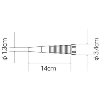 日本FURUPLA 富如拉 93001全塑料零件大啤酒杯用14cm噴嘴