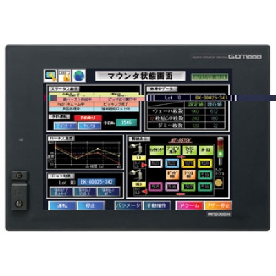 日本三菱 mitsubishi  GT1575-VTBD_ 觸摸屏GT15系列104寸DC電源型GT1575-VTBD _內存9MB